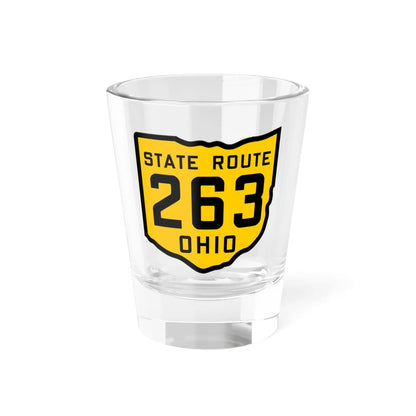 OH-263 1920 (Ohio) (Road Sign) Shot Glass 1.5oz 1.5oz - Go Mug Yourself