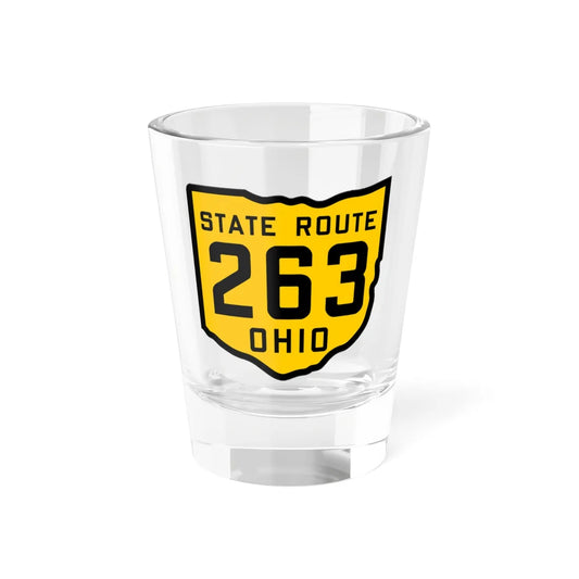 OH-263 1920 (Ohio) (Road Sign) Shot Glass 1.5oz 1.5oz - Go Mug Yourself