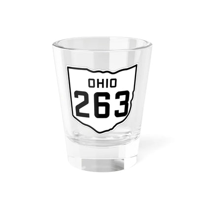 OH-263 1927 (Ohio) (Road Sign) Shot Glass 1.5oz 1.5oz - Go Mug Yourself