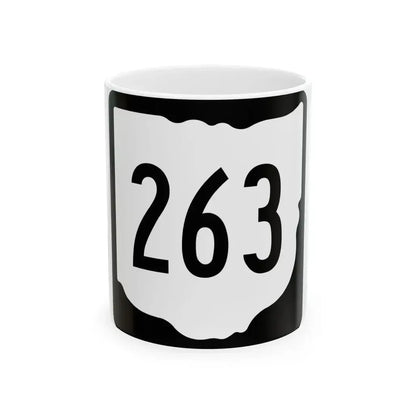 OH-263 1967 (Ohio) (Road Sign) White Coffee Mug 11oz - Go Mug Yourself