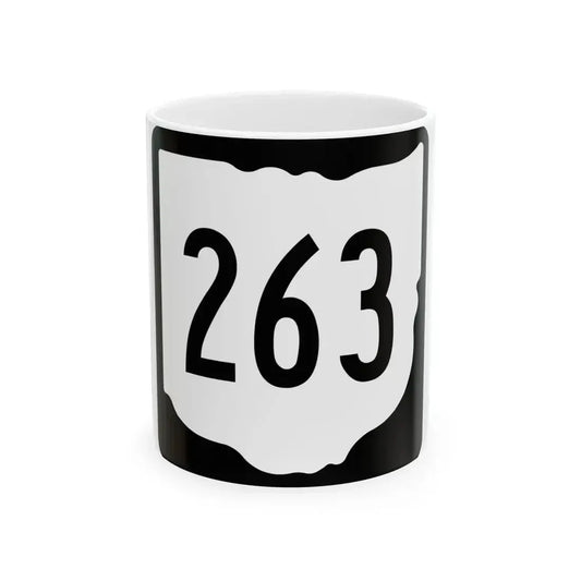 OH-263 1967 (Ohio) (Road Sign) White Coffee Mug 11oz - Go Mug Yourself
