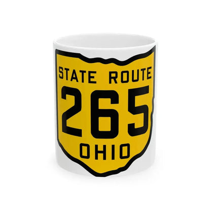 OH-265 1920 (Ohio) (Road Sign) White Coffee Mug 11oz - Go Mug Yourself