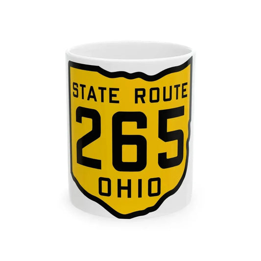 OH-265 1920 (Ohio) (Road Sign) White Coffee Mug 11oz - Go Mug Yourself