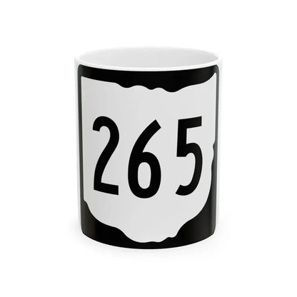 OH-265 1967 (Ohio) (Road Sign) White Coffee Mug 11oz - Go Mug Yourself
