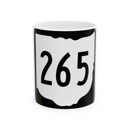 OH-265 1967 (Ohio) (Road Sign) White Coffee Mug 11oz - Go Mug Yourself