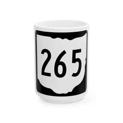 OH-265 1967 (Ohio) (Road Sign) White Coffee Mug 15oz - Go Mug Yourself