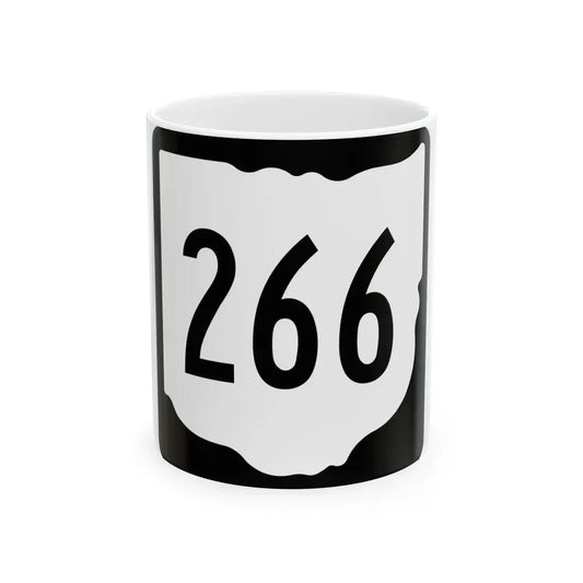 OH-266 1967 (Ohio) (Road Sign) White Coffee Mug 11oz - Go Mug Yourself