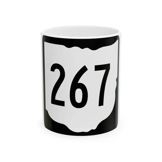 OH-267 1967 (Ohio) (Road Sign) White Coffee Mug 11oz - Go Mug Yourself