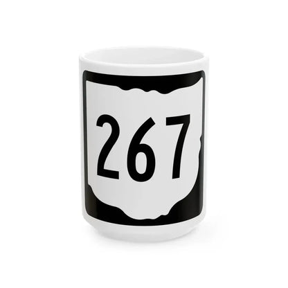 OH-267 1967 (Ohio) (Road Sign) White Coffee Mug 15oz - Go Mug Yourself