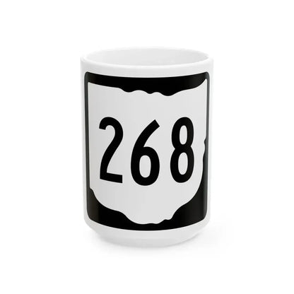 OH-268 1967 (Ohio) (Road Sign) White Coffee Mug 15oz - Go Mug Yourself