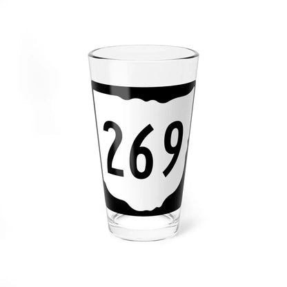OH-269 1967 (Ohio) (Road Sign) Pint Glass 16oz 16oz - Go Mug Yourself