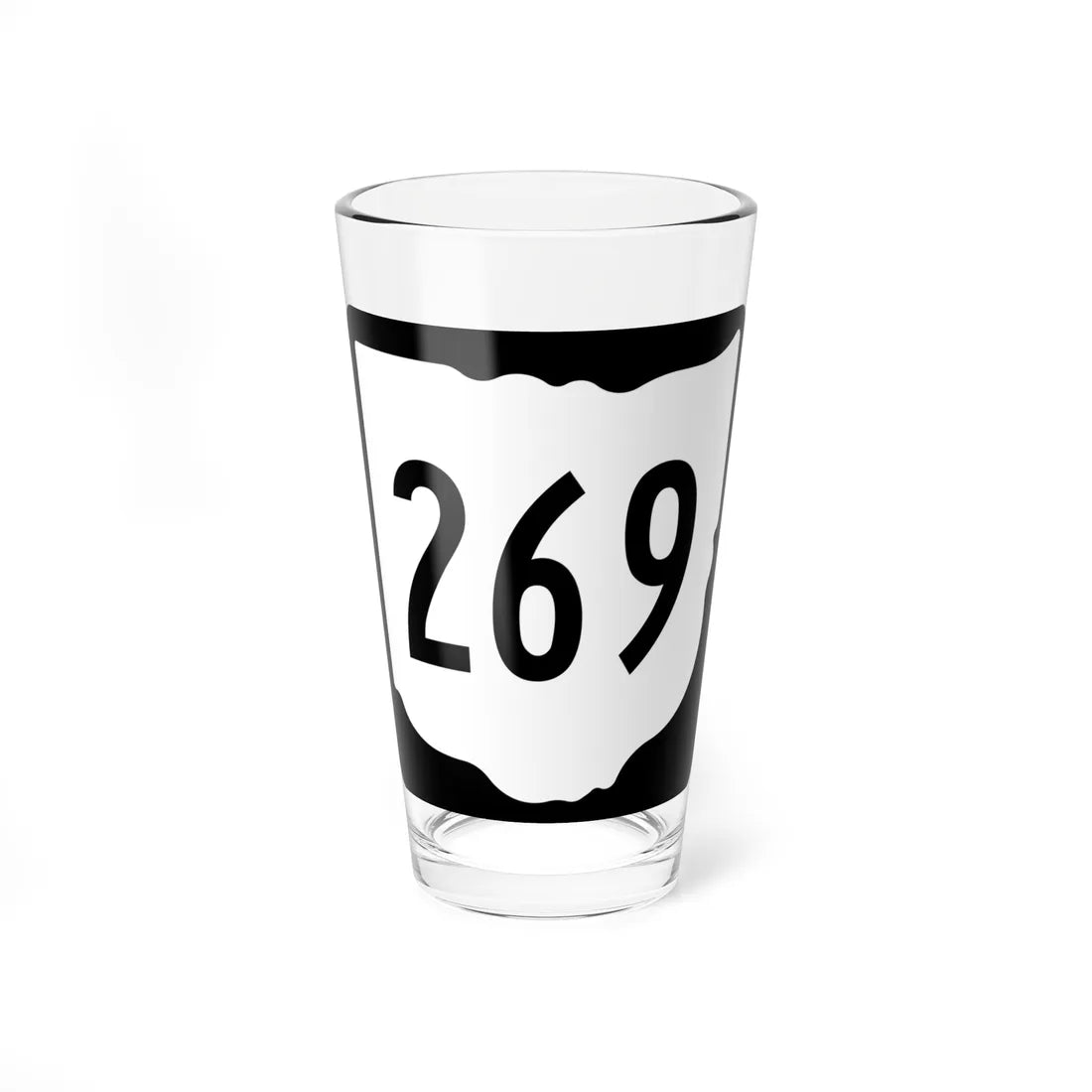 OH-269 1967 (Ohio) (Road Sign) Pint Glss 16oz 16oz - Go Mug Yourself