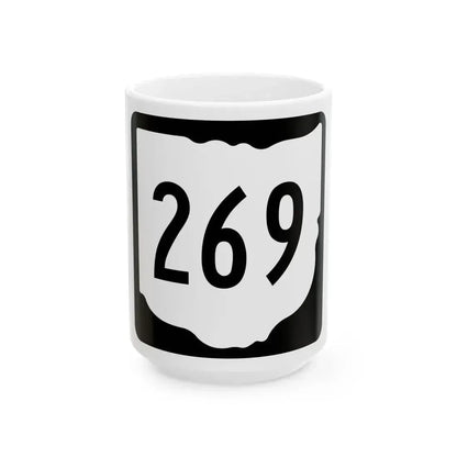 OH-269 1967 (Ohio) (Road Sign) White Coffee Mug 15oz - Go Mug Yourself