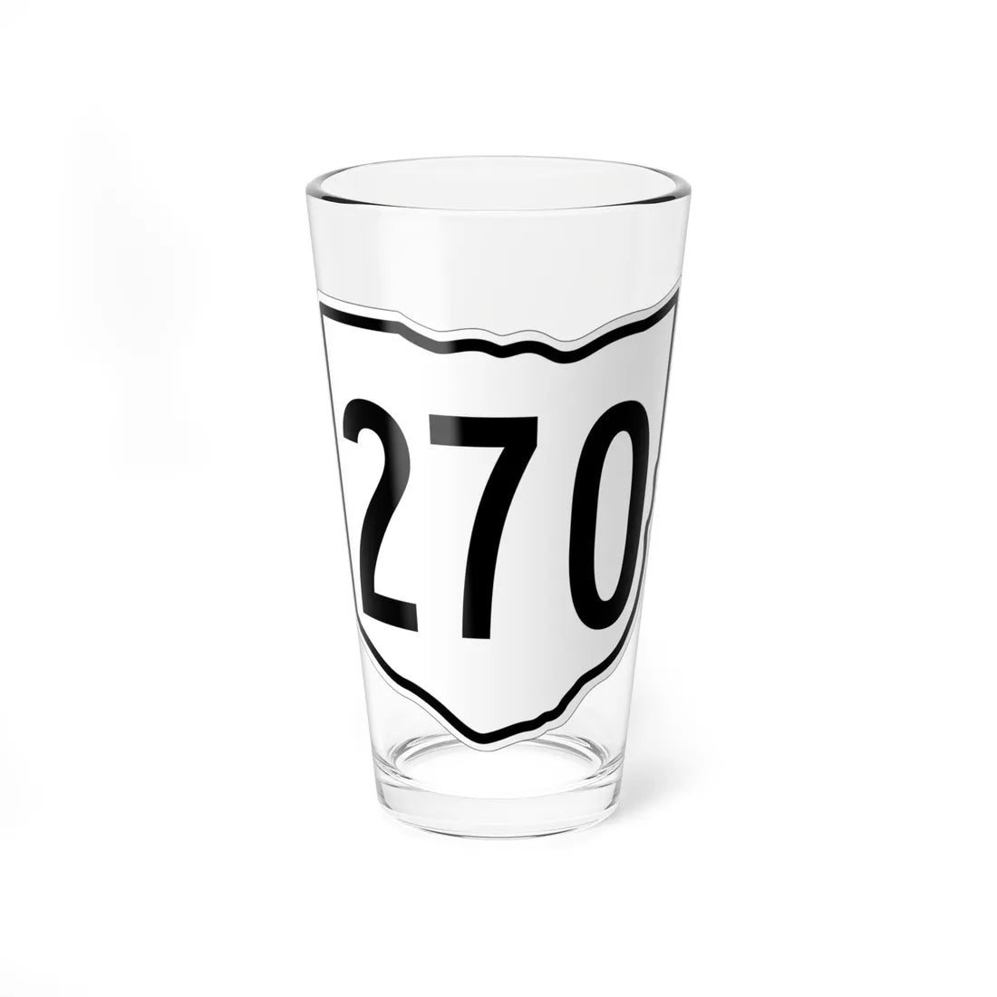 OH-270 1960 (Ohio) (Road Sign) Pint Glss 16oz 16oz - Go Mug Yourself