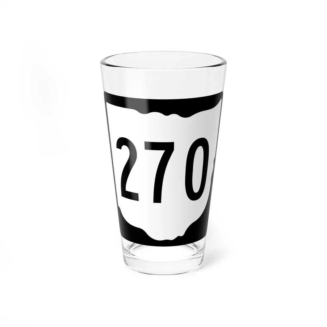 OH-270 1967 (Ohio) (Road Sign) Pint Glass 16oz 16oz - Go Mug Yourself