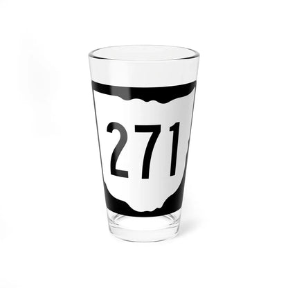 OH-271 1967 (Ohio) (Road Sign) Pint Glass 16oz 16oz - Go Mug Yourself