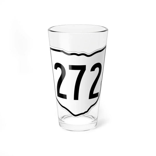 OH-272 1960 (Ohio) (Road Sign) Pint Glass 16oz 16oz - Go Mug Yourself