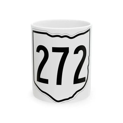 OH-272 1960 (Ohio) (Road Sign) White Coffee Mug 11oz - Go Mug Yourself
