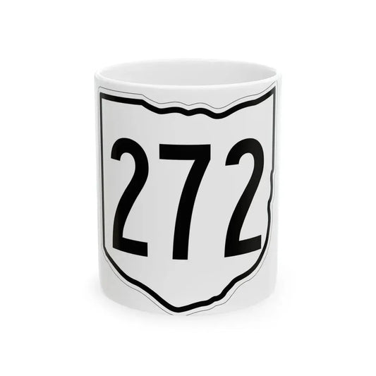 OH-272 1960 (Ohio) (Road Sign) White Coffee Mug 11oz - Go Mug Yourself