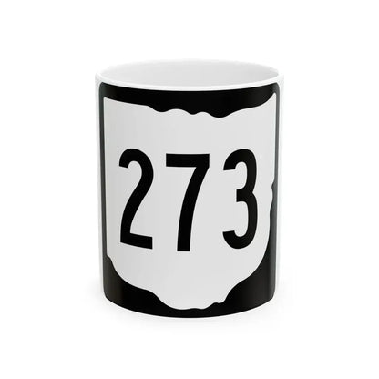 OH-273 1967 (Ohio) (Road Sign) White Coffee Mug 11oz - Go Mug Yourself