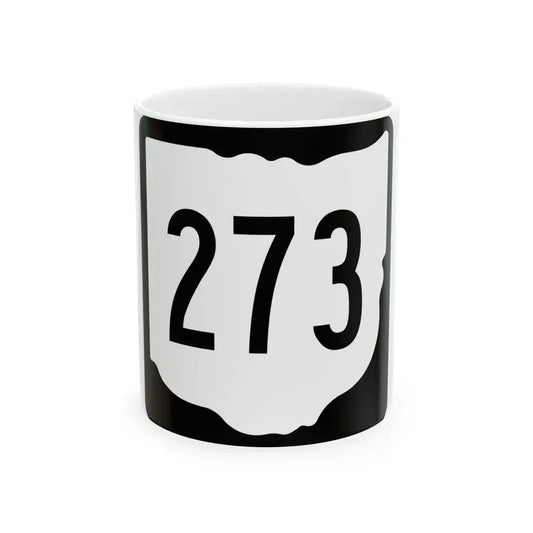 OH-273 1967 (Ohio) (Road Sign) White Coffee Mug 11oz - Go Mug Yourself