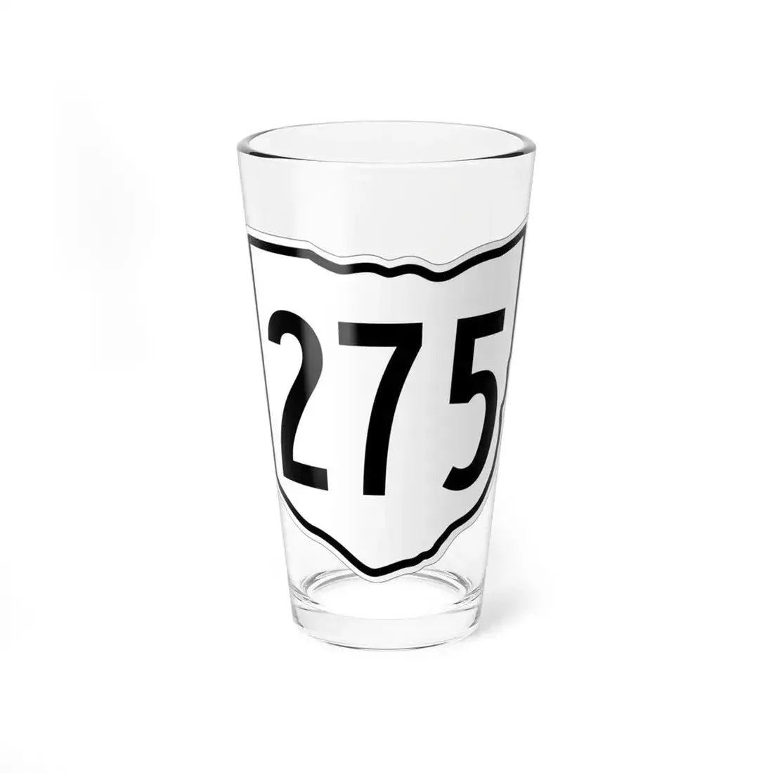 OH-275 1960 (Ohio) (Road Sign) Pint Glass 16oz 16oz - Go Mug Yourself