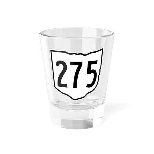 OH-275 1960 (Ohio) (Road Sign) Shot Glass 1.5oz 1.5oz - Go Mug Yourself