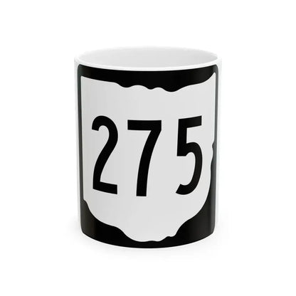 OH-275 1967 (Ohio) (Road Sign) White Coffee Mug 11oz - Go Mug Yourself