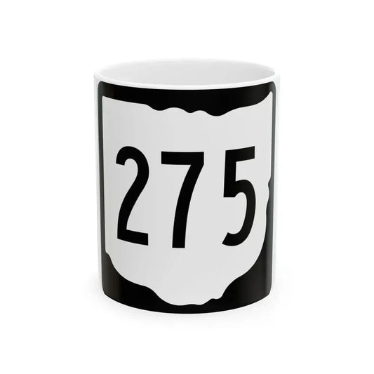 OH-275 1967 (Ohio) (Road Sign) White Coffee Mug 11oz - Go Mug Yourself
