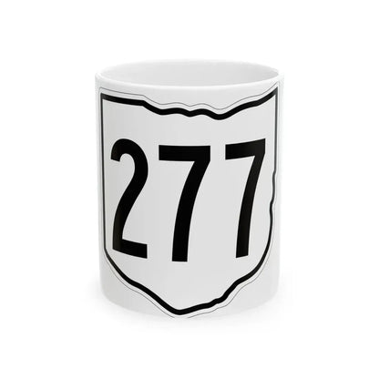 OH-277 1960 (Ohio) (Road Sign) White Coffee Mug 11oz - Go Mug Yourself
