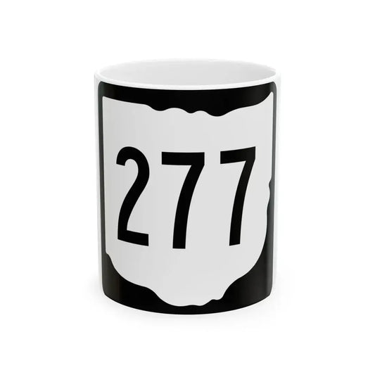 OH-277 1967 (Ohio) (Road Sign) White Coffee Mug 11oz - Go Mug Yourself