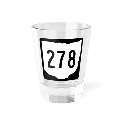 OH-278 1967 (Ohio) (Road Sign) Shot Glass 1.5oz 1.5oz - Go Mug Yourself