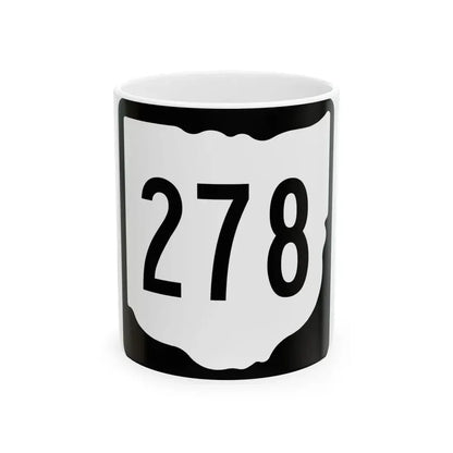 OH-278 1967 (Ohio) (Road Sign) White Coffee Mug 11oz - Go Mug Yourself