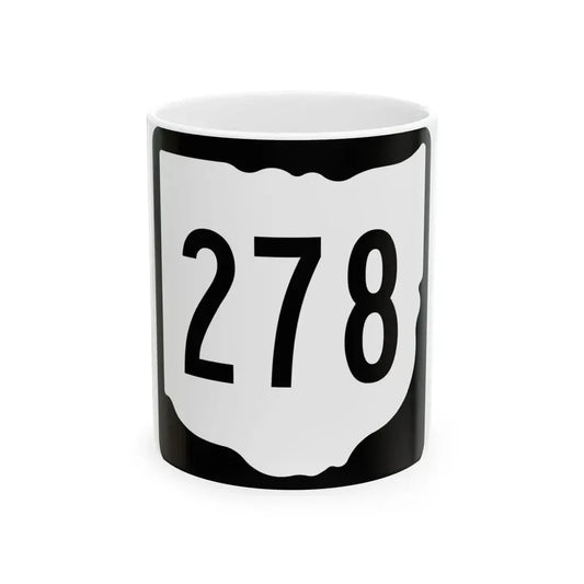 OH-278 1967 (Ohio) (Road Sign) White Coffee Mug 11oz - Go Mug Yourself