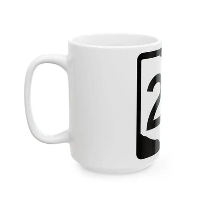 OH-28 (Ohio) (Road Sign) White Coffee Mug - Go Mug Yourself