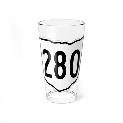 OH-280 1960 (Ohio) (Road Sign) Pint Glass 16oz 16oz - Go Mug Yourself