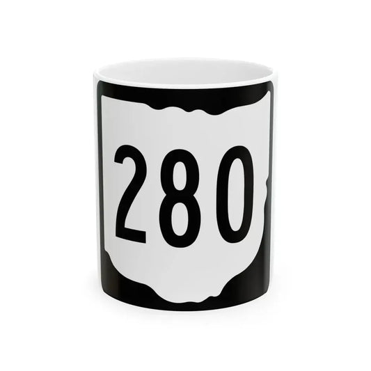 OH-280 1967 (Ohio) (Road Sign) White Coffee Mug 11oz - Go Mug Yourself