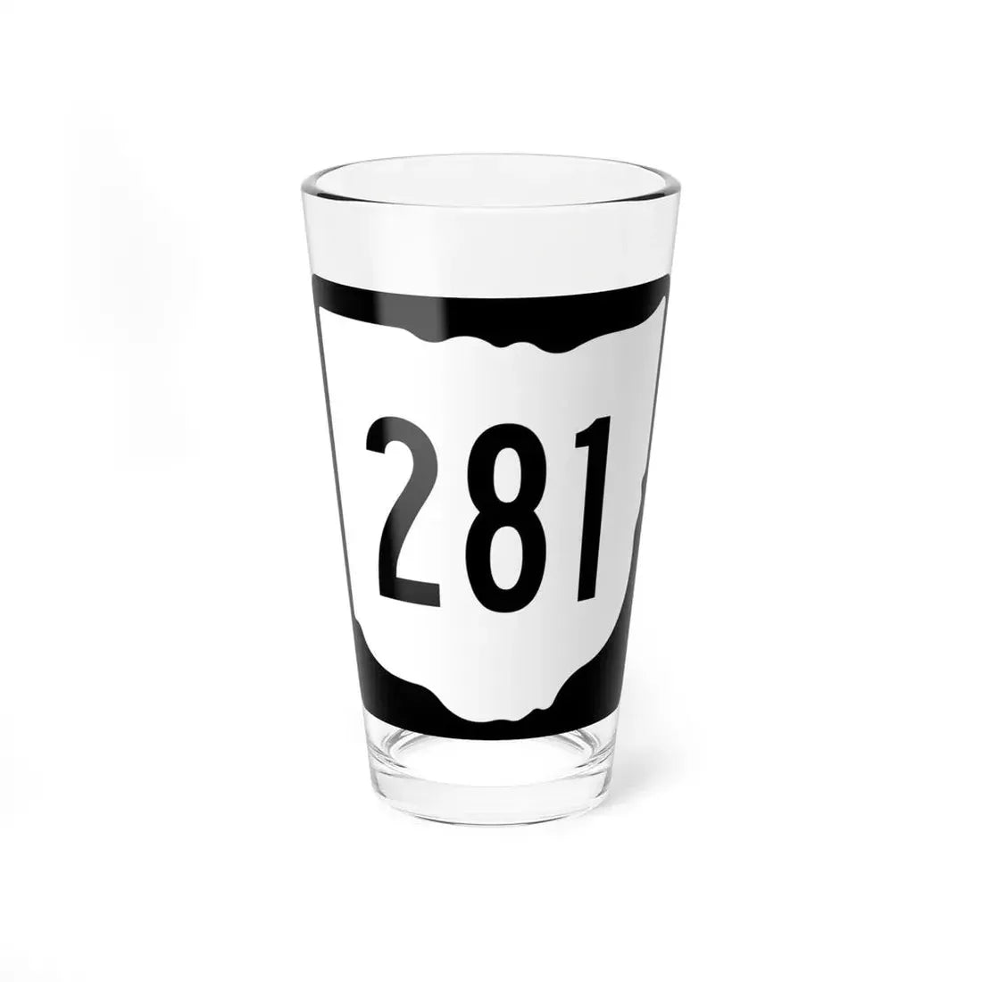 OH-281 1967 (Ohio) (Road Sign) Pint Glss 16oz 16oz - Go Mug Yourself