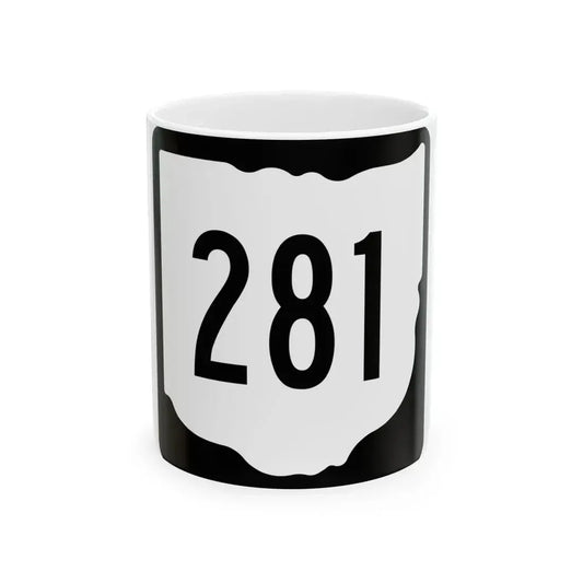 OH-281 1967 (Ohio) (Road Sign) White Coffee Mug 11oz - Go Mug Yourself