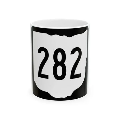 OH-282 1967 (Ohio) (Road Sign) White Coffee Mug 11oz - Go Mug Yourself