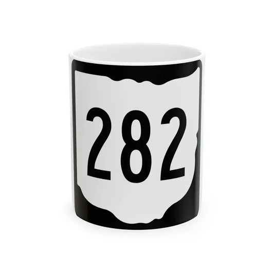 OH-282 1967 (Ohio) (Road Sign) White Coffee Mug 11oz - Go Mug Yourself