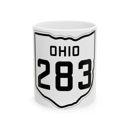 OH-283 1927 (Ohio) (Road Sign) White Coffee Mug 11oz - Go Mug Yourself