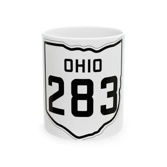 OH-283 1927 (Ohio) (Road Sign) White Coffee Mug 11oz - Go Mug Yourself