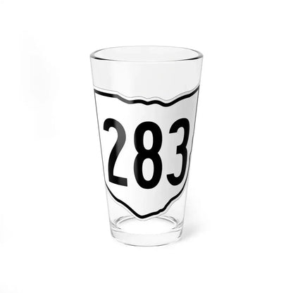 OH-283 1960 (Ohio) (Road Sign) Pint Glass 16oz 16oz - Go Mug Yourself