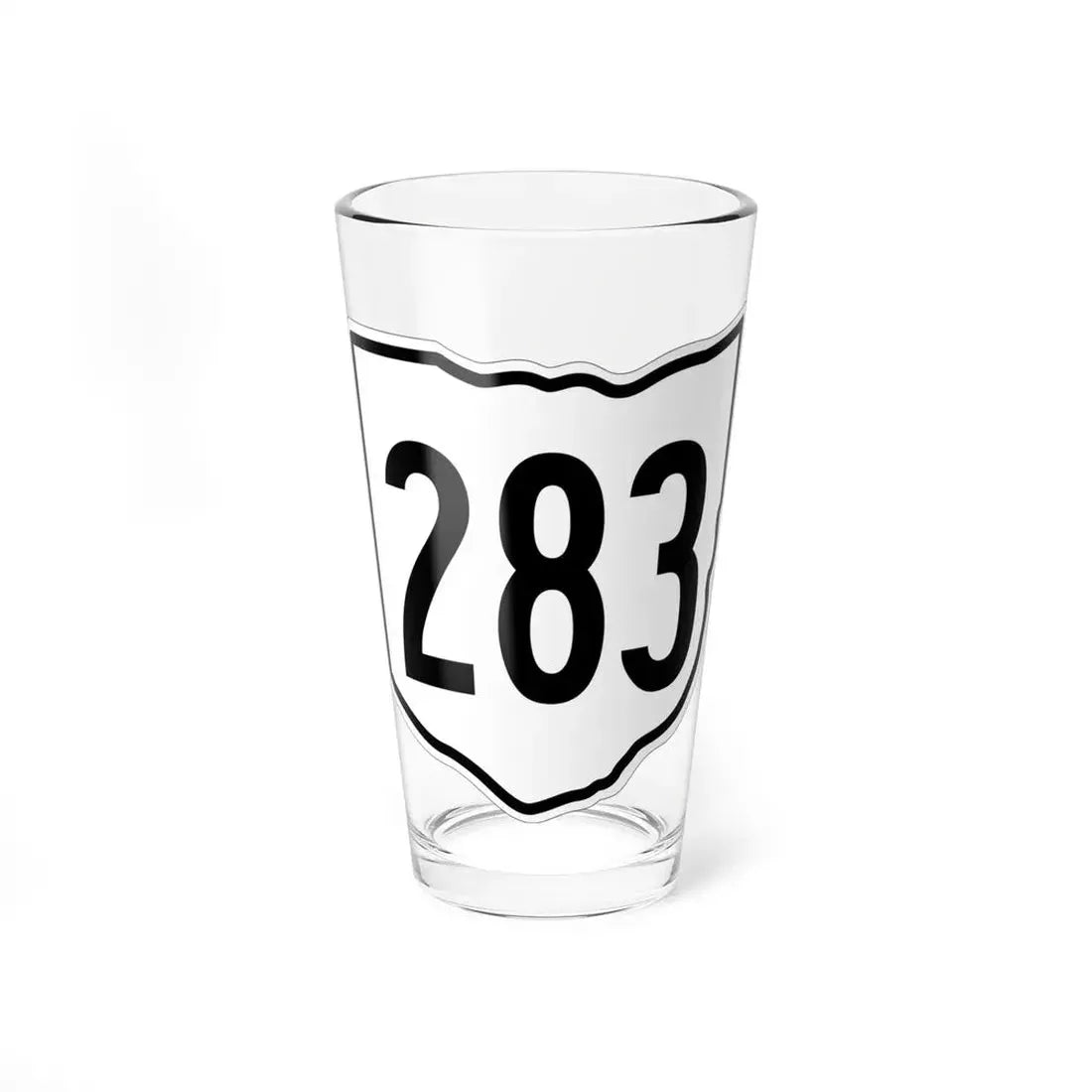 OH-283 1960 (Ohio) (Road Sign) Pint Glss 16oz 16oz - Go Mug Yourself