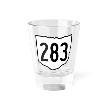 OH-283 1960 (Ohio) (Road Sign) Shot Glass 1.5oz 1.5oz - Go Mug Yourself