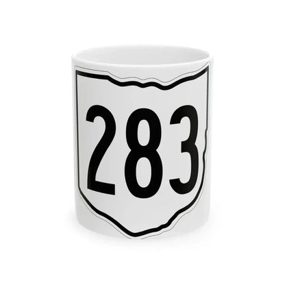 OH-283 1960 (Ohio) (Road Sign) White Coffee Mug 11oz - Go Mug Yourself