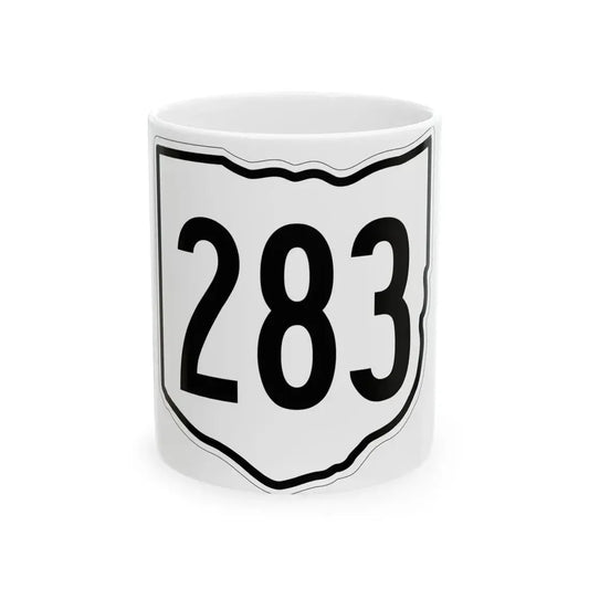 OH-283 1960 (Ohio) (Road Sign) White Coffee Mug 11oz - Go Mug Yourself