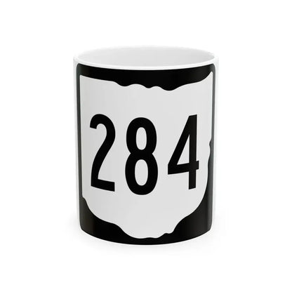 OH-284 1967 (Ohio) (Road Sign) White Coffee Mug 11oz - Go Mug Yourself