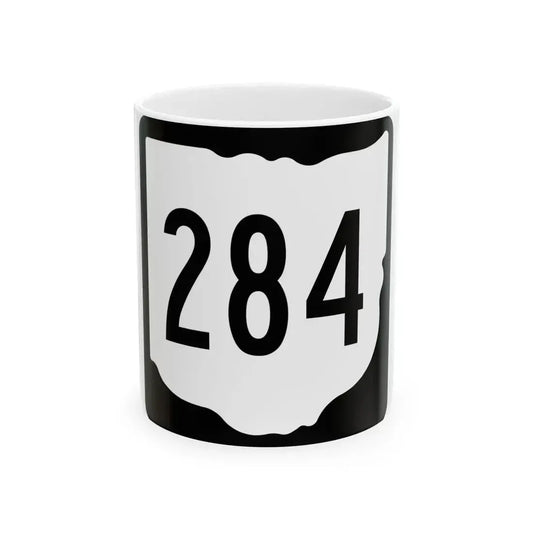 OH-284 1967 (Ohio) (Road Sign) White Coffee Mug 11oz - Go Mug Yourself
